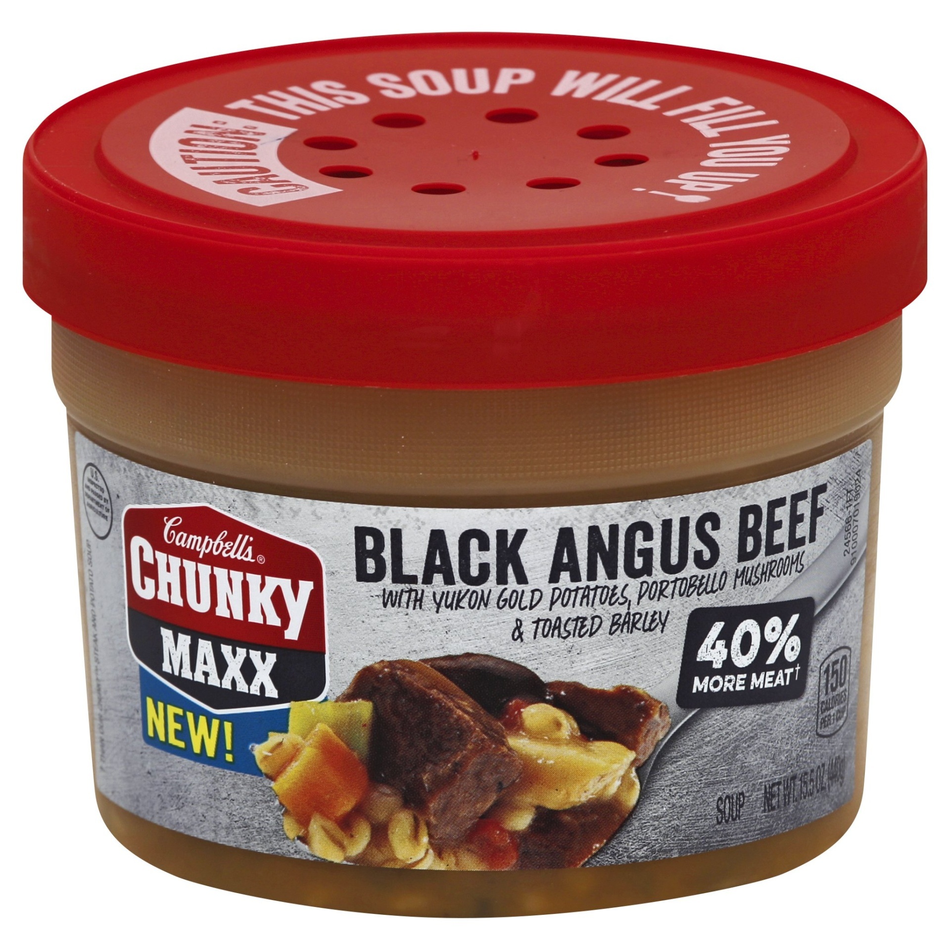 slide 1 of 6, Campbell's Chunky Soup Maxx Angus Beef, 15.5 oz