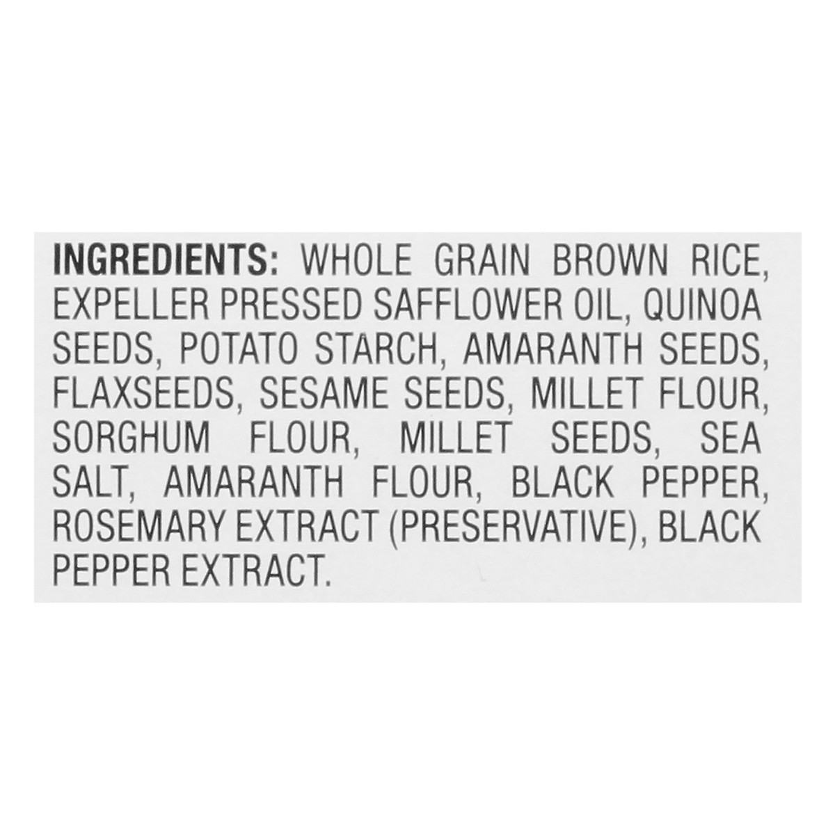 slide 3 of 11, Sesmark Ancient Grains Sea Salt Rice Crackers 3.5 oz, 3.5 oz