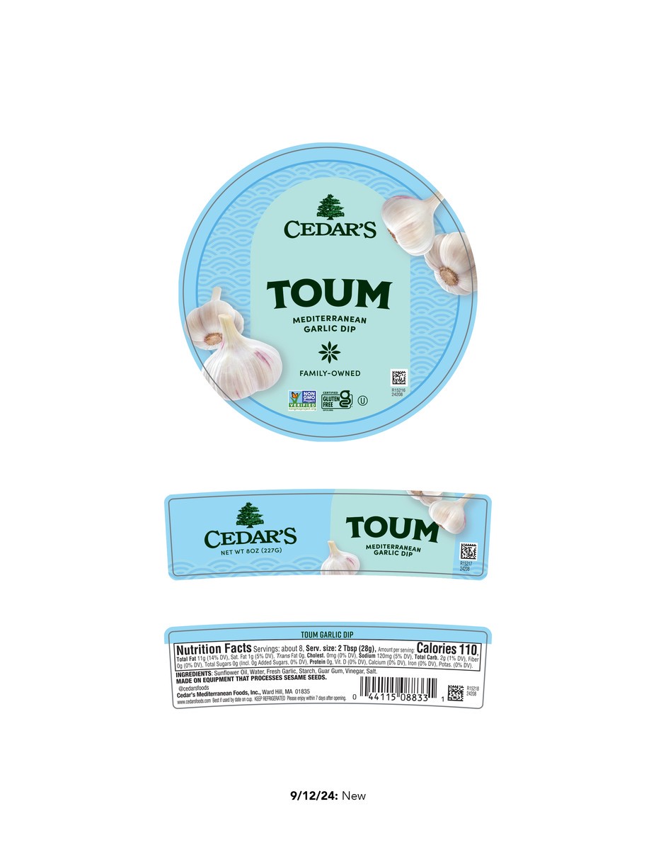 slide 6 of 10, Cedar Garlic Toum, 