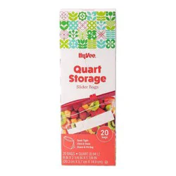 Hy-Vee Quart Storage Slider Bags