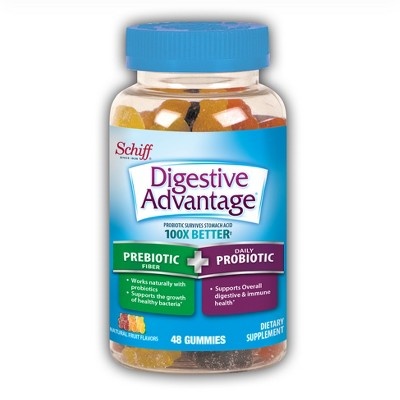 slide 1 of 1, Digestive Advantage Prebiotics + Probiotic Gummies, 45 ct