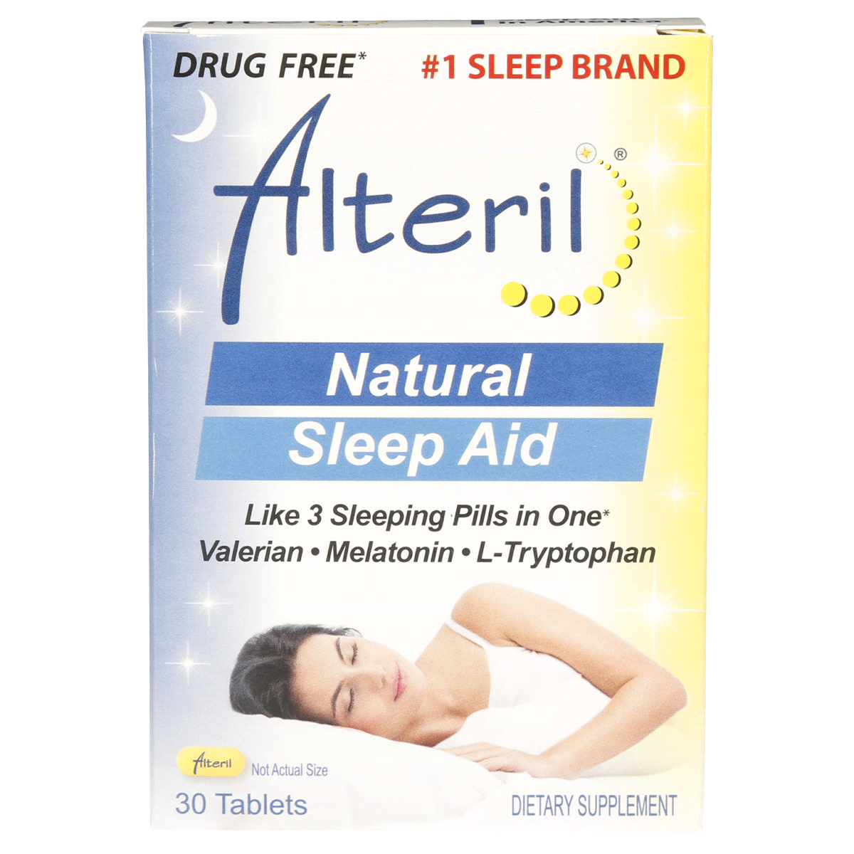 slide 1 of 5, Alteril Dietary Supplement All Natural Sleep Aid Tablets, 30 ct