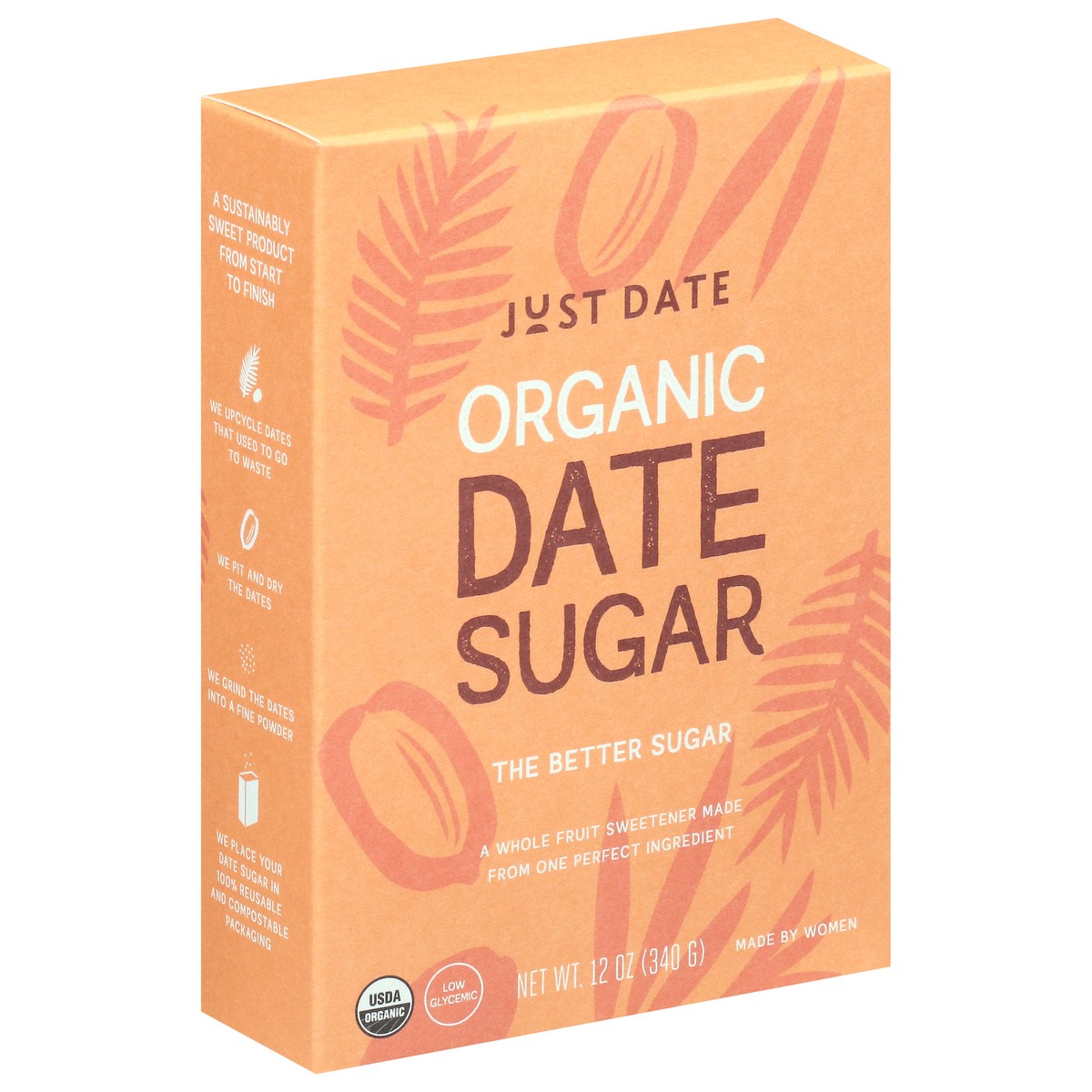 slide 7 of 13, Just Date Organic Date Sugar 12 oz, 12 oz