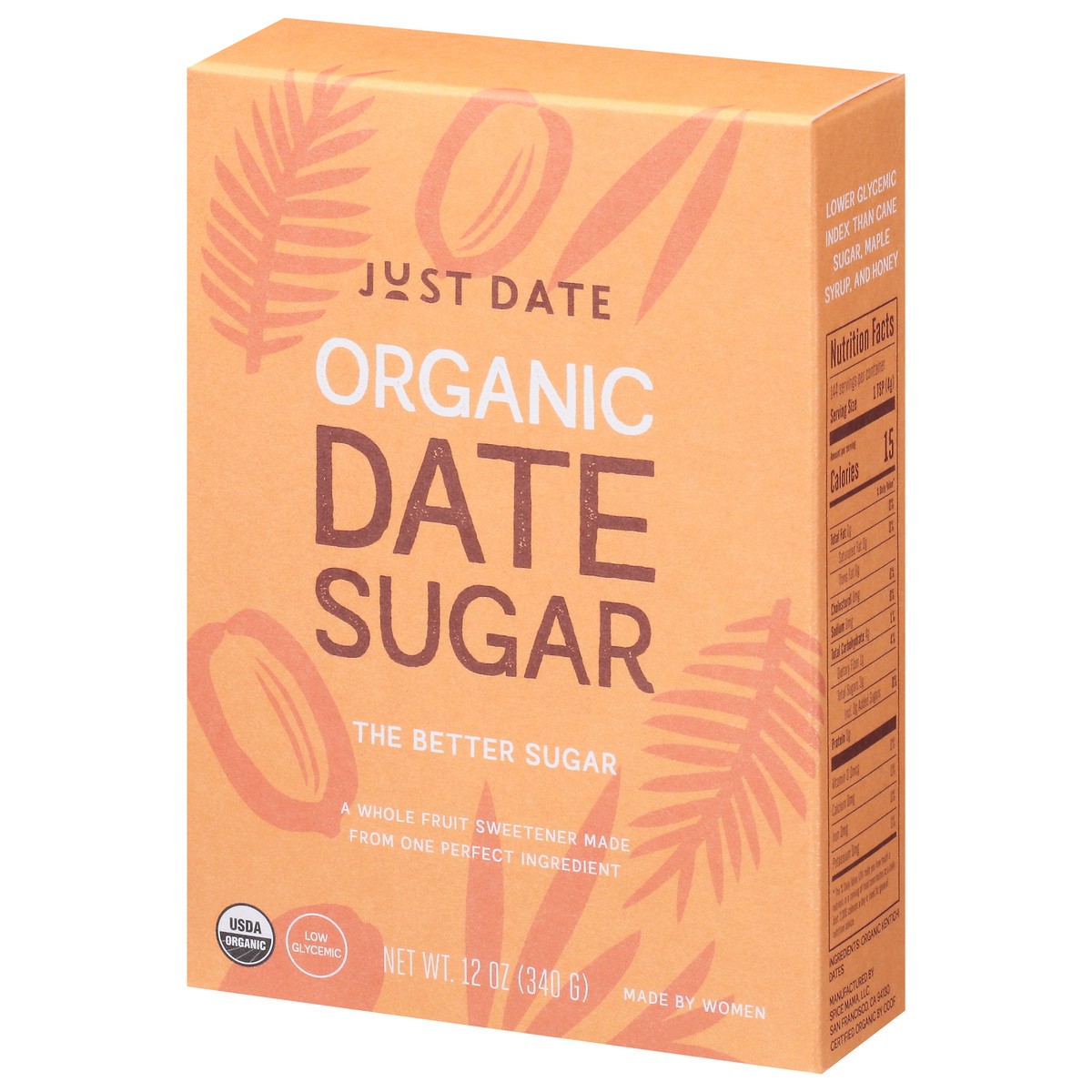 slide 12 of 13, Just Date Organic Date Sugar 12 oz, 12 oz