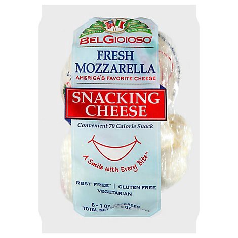 slide 1 of 1, Belgioioso Fresh Mozzarella Cheese Snack Pack - 6 Oz, 6 oz