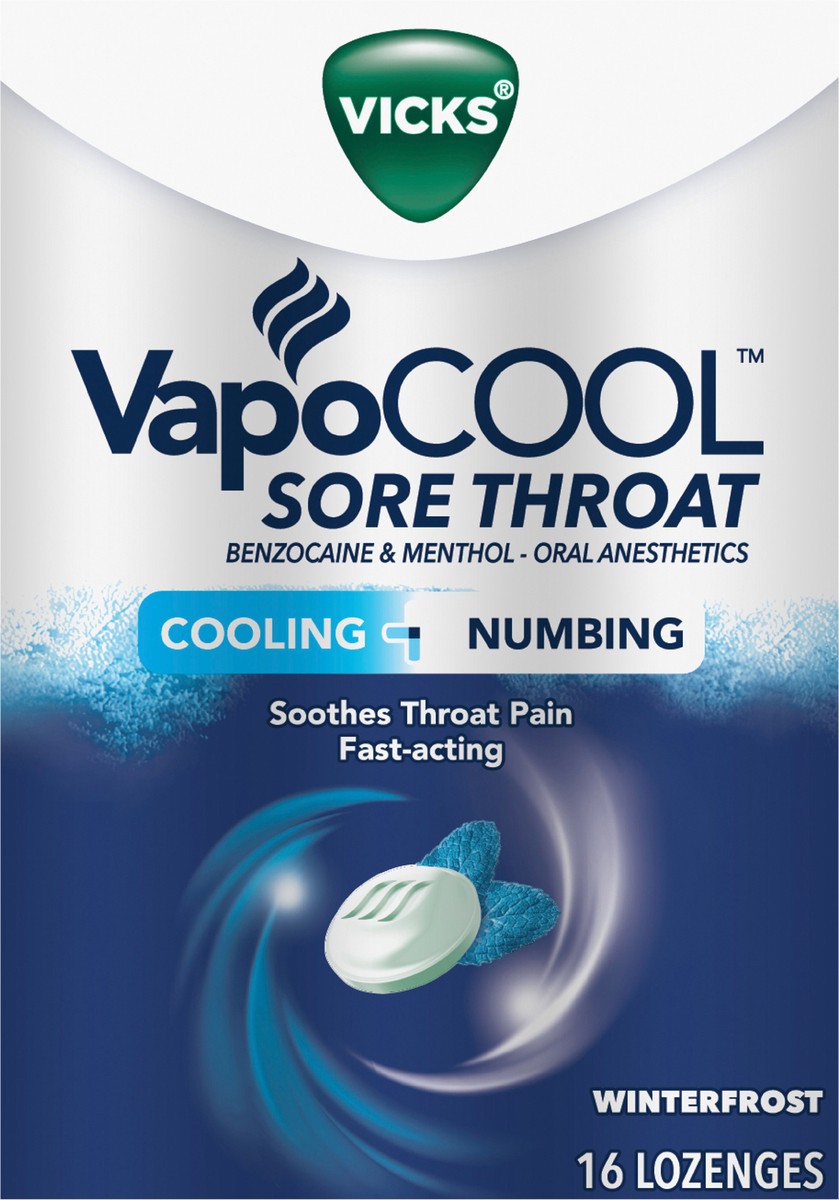 slide 2 of 3, Vicks VapoCOOL Sore Throat Lozenges - 16ct, 16 ct