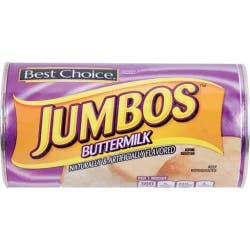Best Choice Jumbo Buttermilk Biscuits - 16 oz