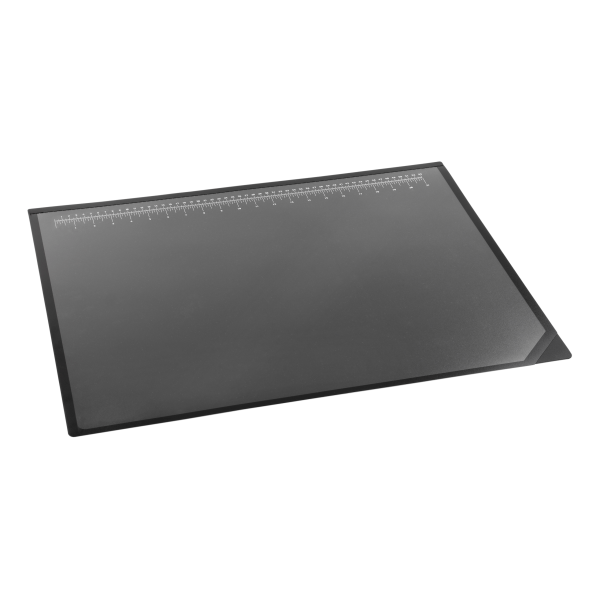 slide 1 of 2, Realspace Tab Lift-Top Desk Pad, Black/Clear, 1 ct