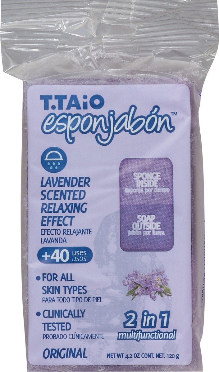 slide 9 of 13, T Taio Original 2 in 1 Multifunctional Lavender Scented More Than a Soap 4.2 oz, 1 ct