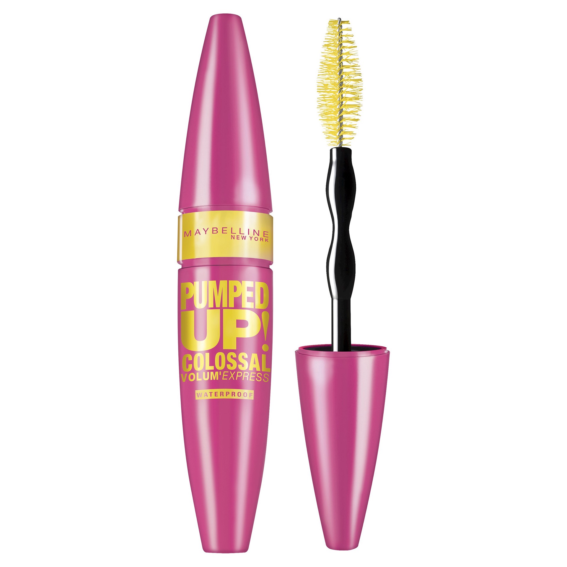 slide 1 of 5, Maybelline Volum' Express Pumped Up! Colossal Mascara - 216 Waterproof Classic Black - 0.32 fl oz, 0.32 fl oz