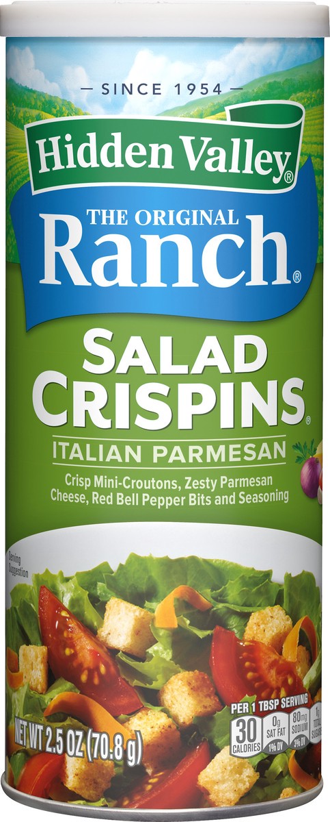 slide 2 of 7, Hidden Valley Italian Parmesn Slad Crispns Croutons, 2.5 oz