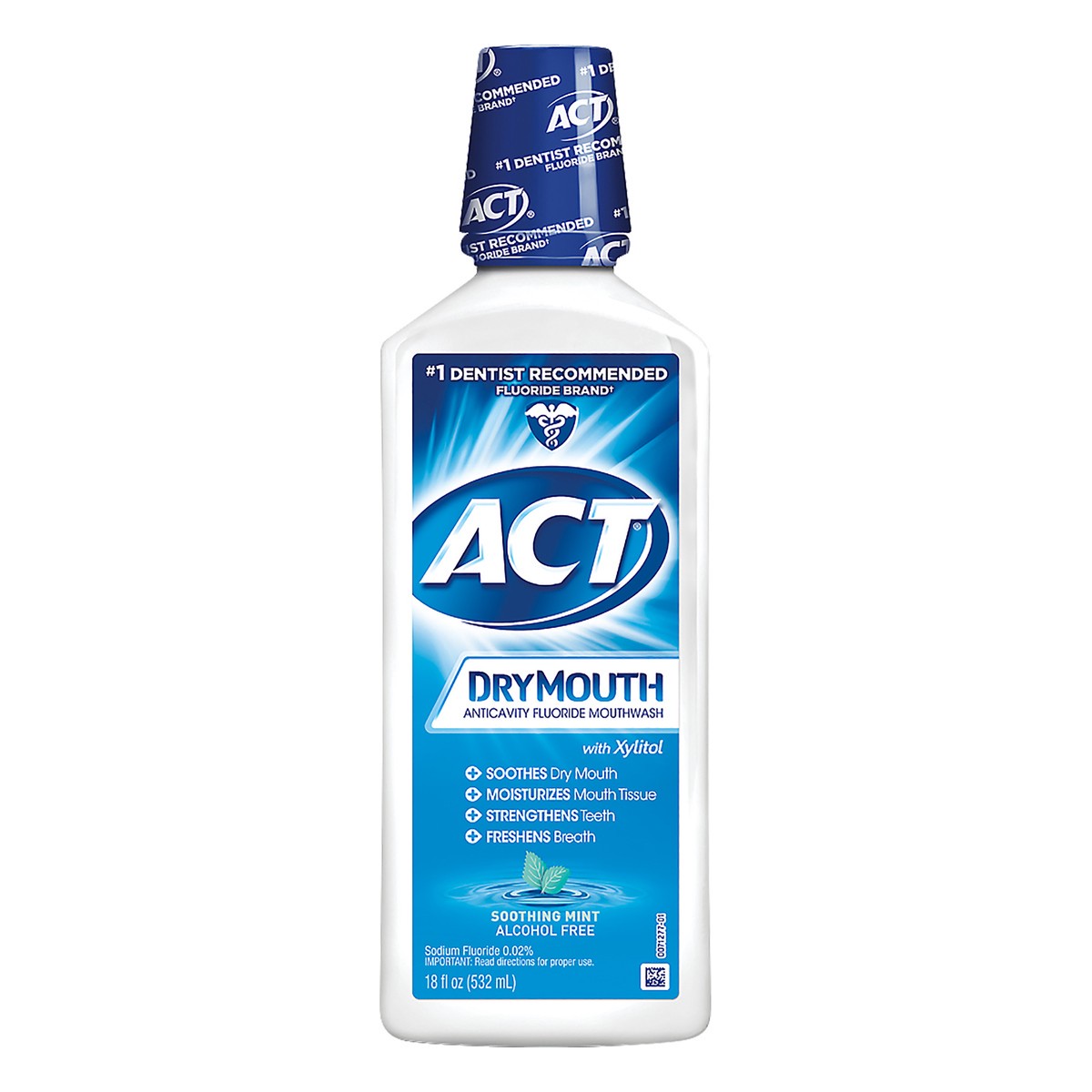 slide 2 of 7, ACT Total Care Dry Mouth Rinse, 18 oz