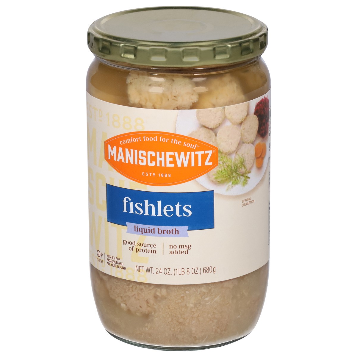 slide 3 of 9, Manischewitz Fishlets, 24 oz