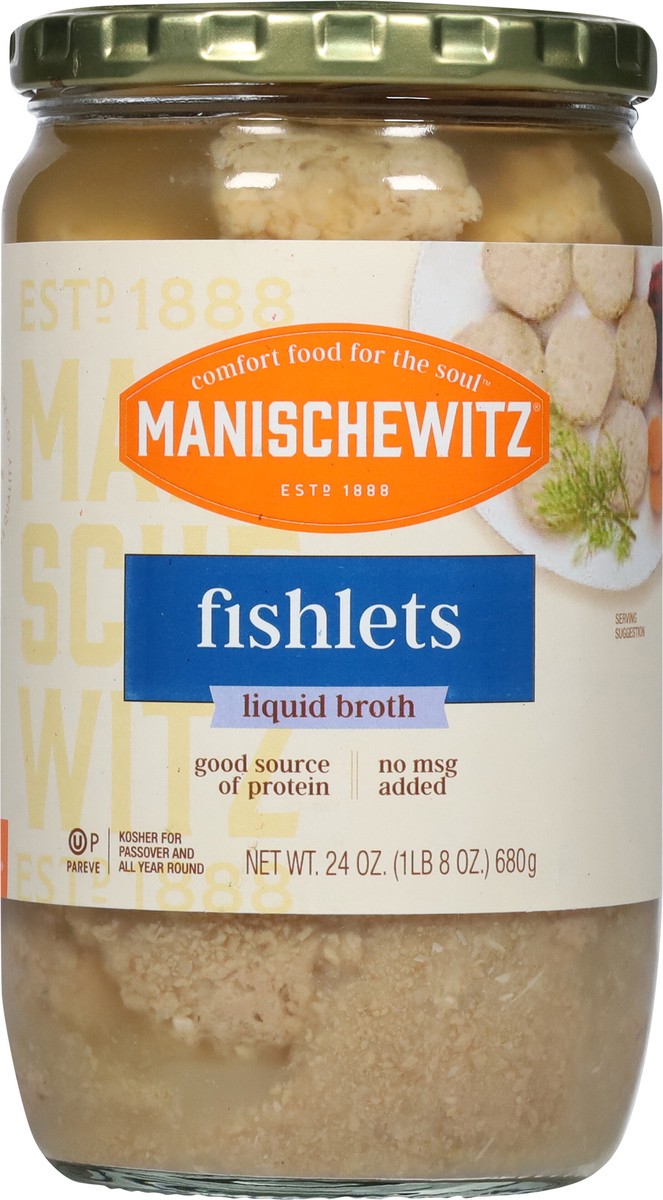 slide 6 of 9, Manischewitz Fishlets, 24 oz