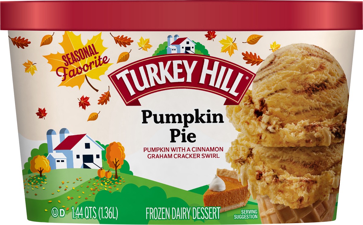 slide 5 of 7, Turkey Hill Pumpkin Pie 1.44 qt, 1.44 qt