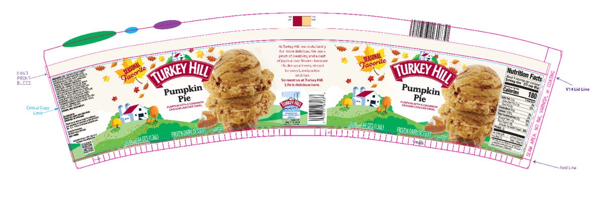 slide 7 of 7, Turkey Hill Pumpkin Pie 1.44 qt, 1.44 qt