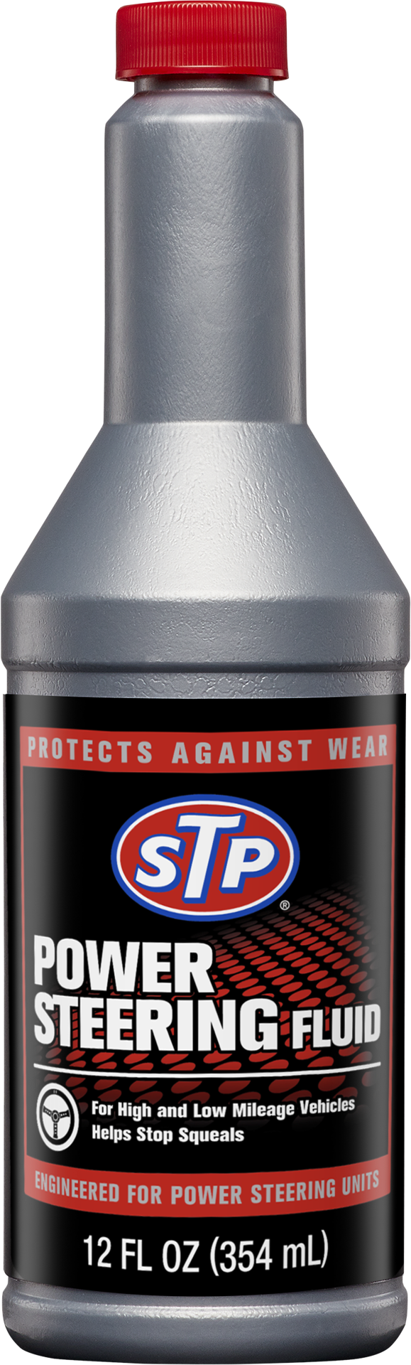 slide 1 of 9, STP Power Steering Fluid 12 fl oz, 12 fl oz