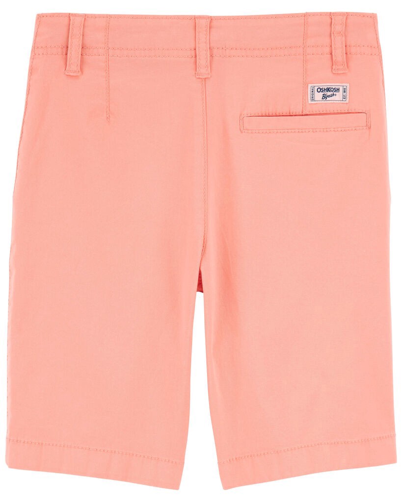 slide 2 of 2, Oshkosh Kid Stretch Chino Short Salmon 8, 1 ct