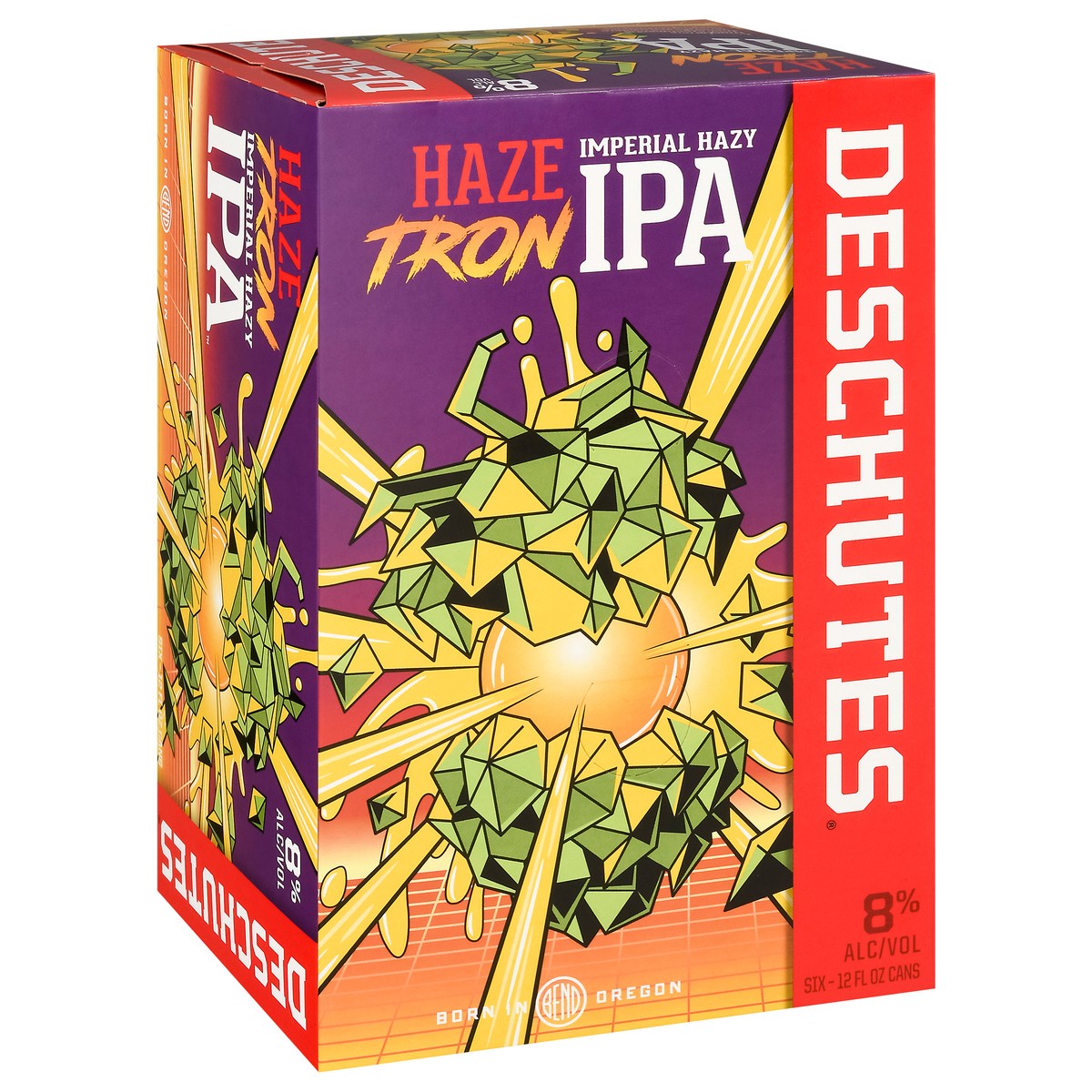 slide 8 of 9, Deschutes Imperial Hazy IPA Haze Tron Beer 6 - 12 fl oz Cans, 6 ct; 12 oz