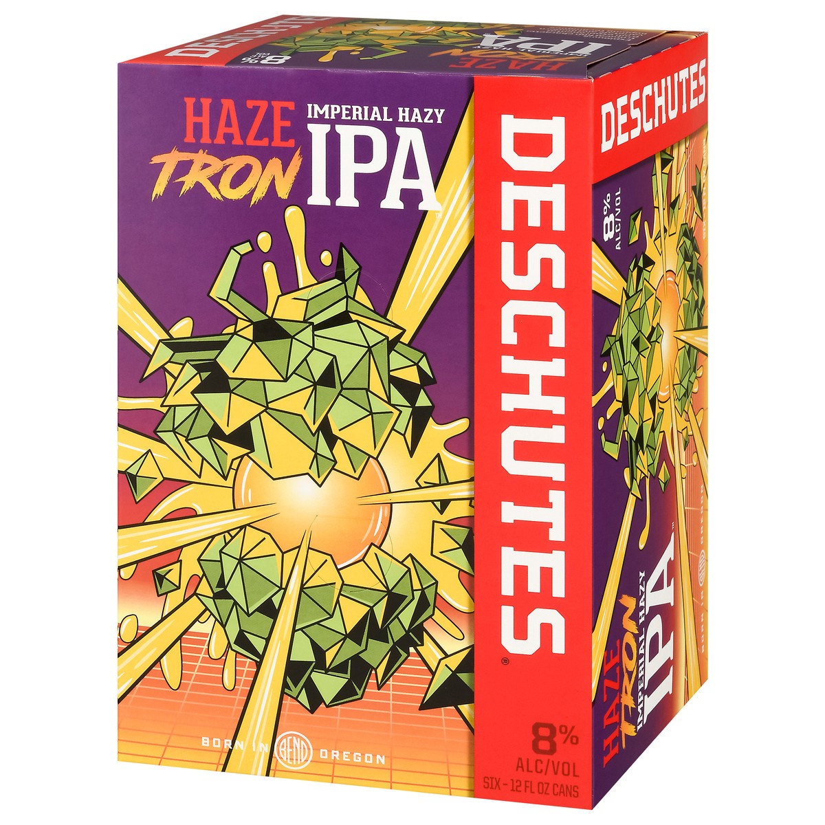 slide 2 of 9, Deschutes Imperial Hazy IPA Haze Tron Beer 6 - 12 fl oz Cans, 6 ct; 12 oz