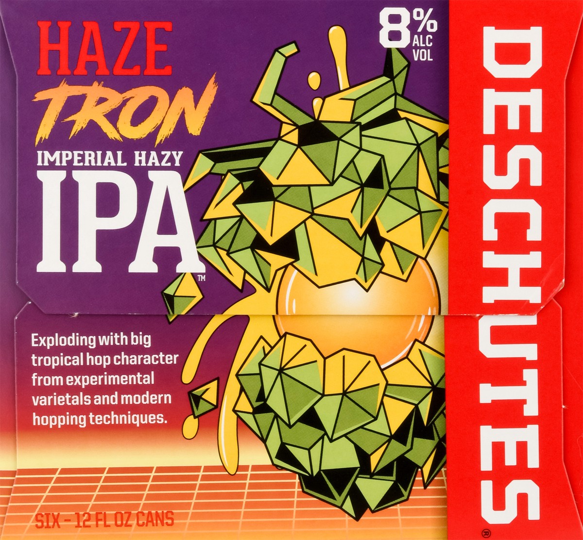 slide 7 of 9, Deschutes Imperial Hazy IPA Haze Tron Beer 6 - 12 fl oz Cans, 6 ct; 12 oz