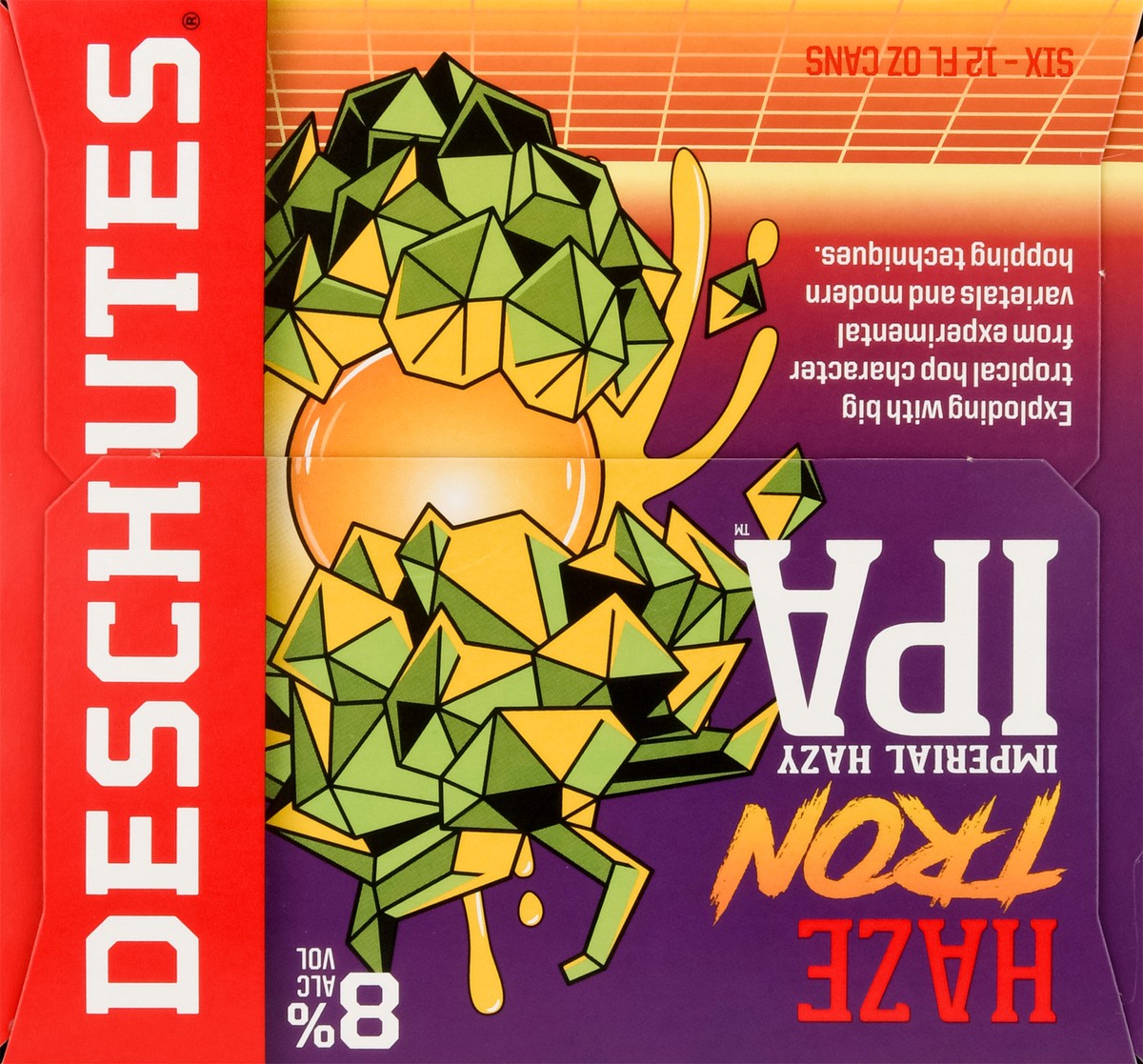 slide 9 of 9, Deschutes Imperial Hazy IPA Haze Tron Beer 6 - 12 fl oz Cans, 6 ct; 12 oz