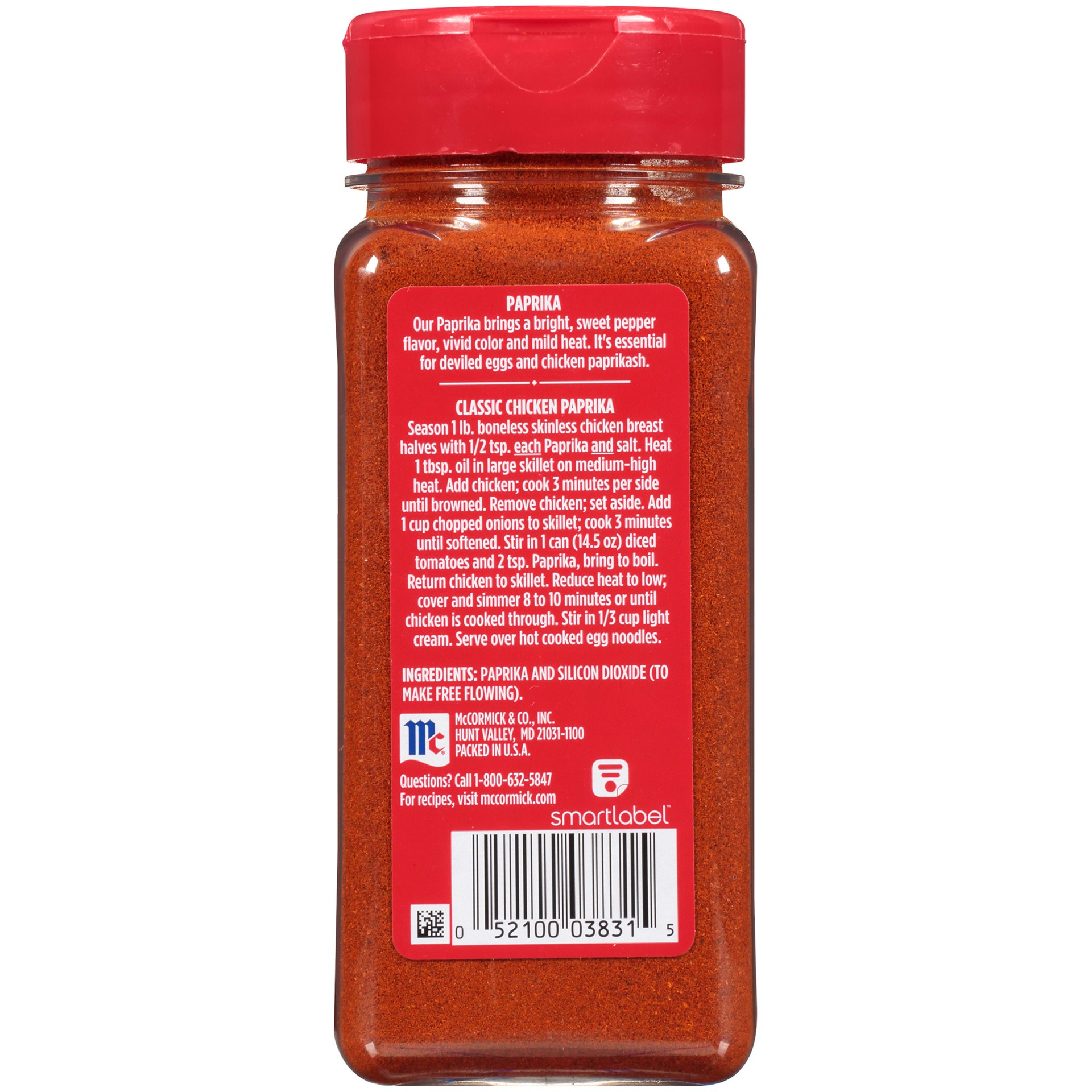 slide 4 of 5, McCormick Paprika, 6.62 oz