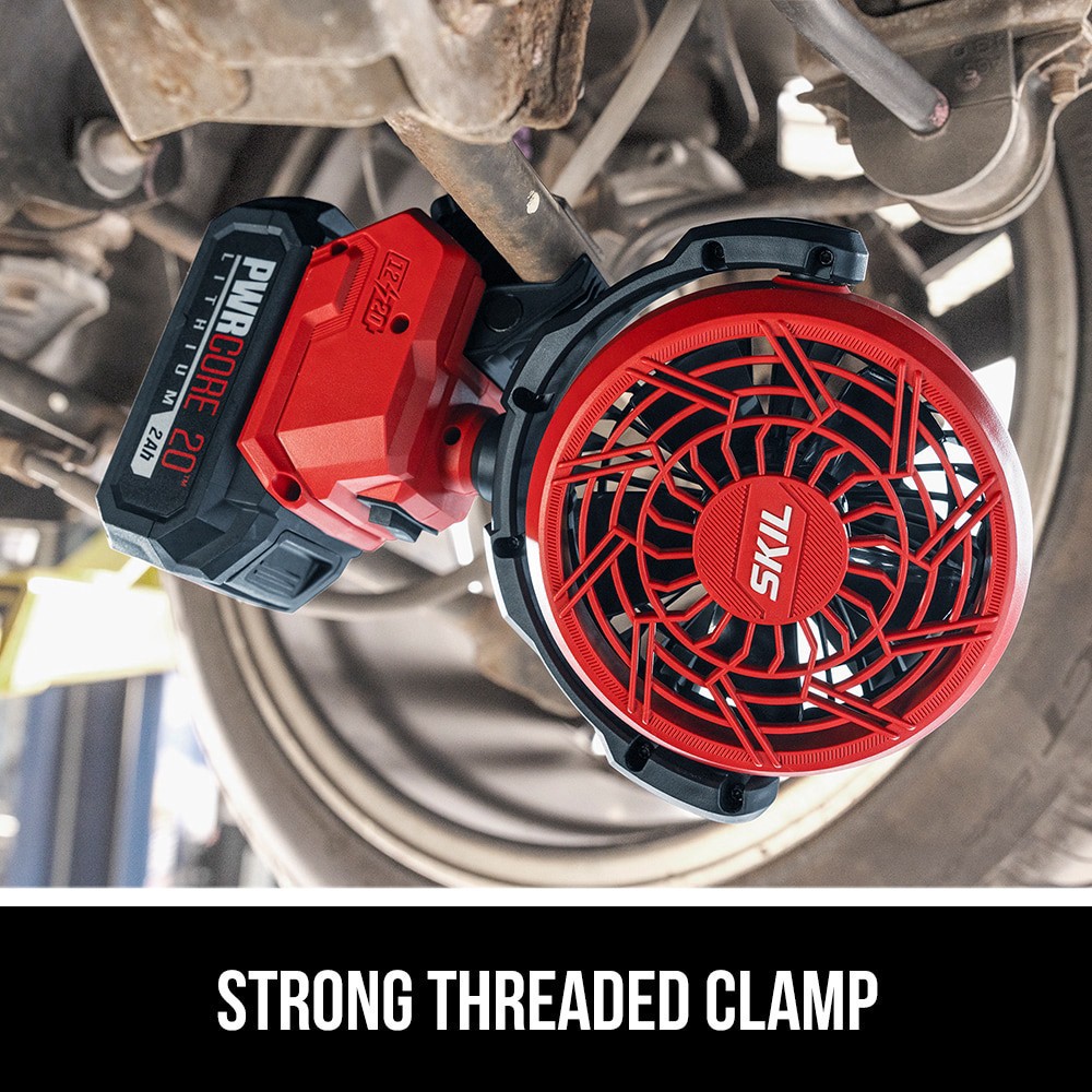 slide 3 of 6, SKIL 12V/20V BL 4-In Clamp Fan - Bare Tool Only, 1 ct