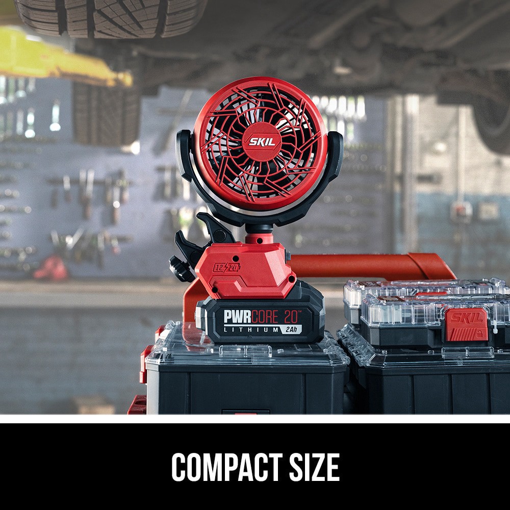 slide 6 of 6, SKIL 12V/20V BL 4-In Clamp Fan - Bare Tool Only, 1 ct