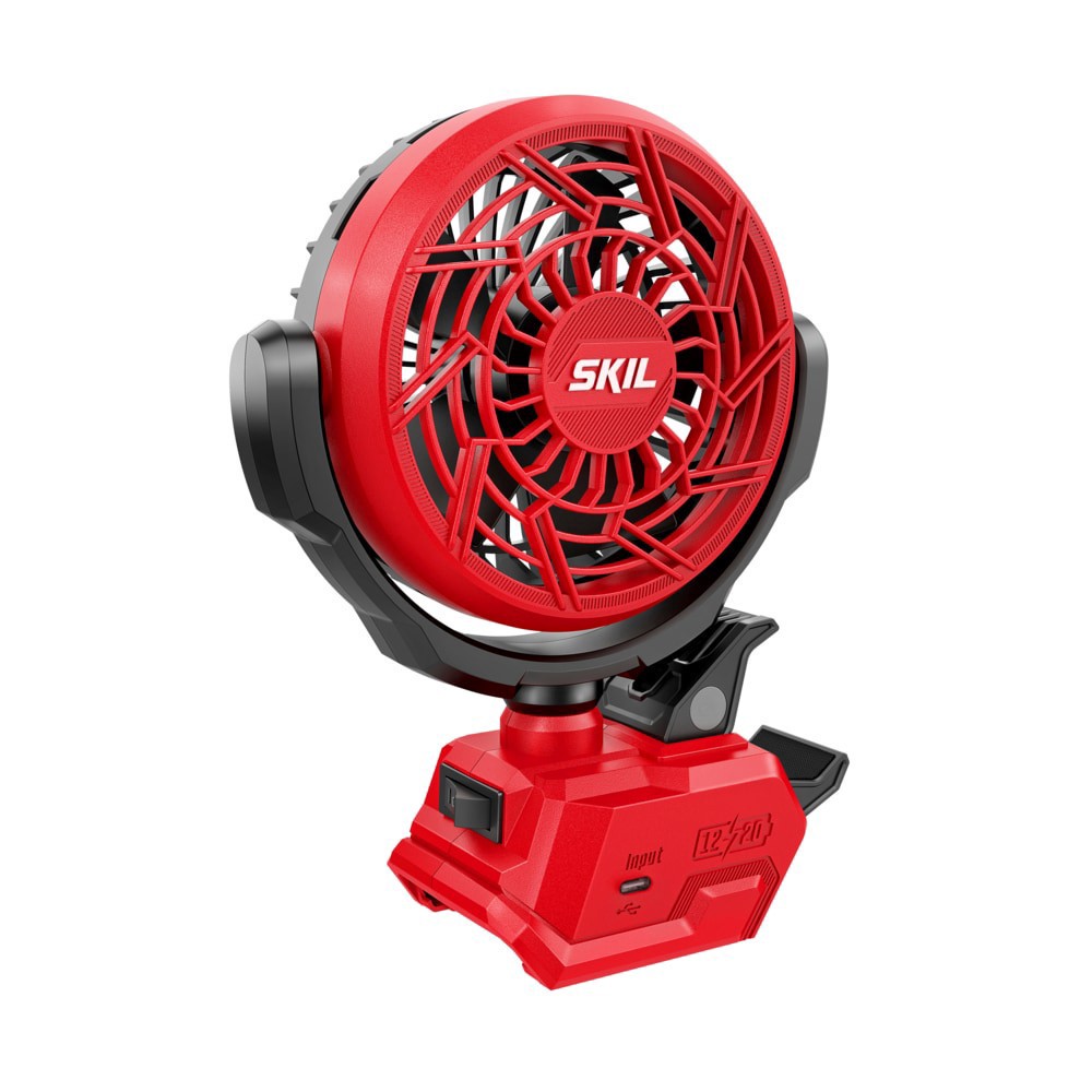slide 1 of 6, SKIL 12V/20V BL 4-In Clamp Fan - Bare Tool Only, 1 ct
