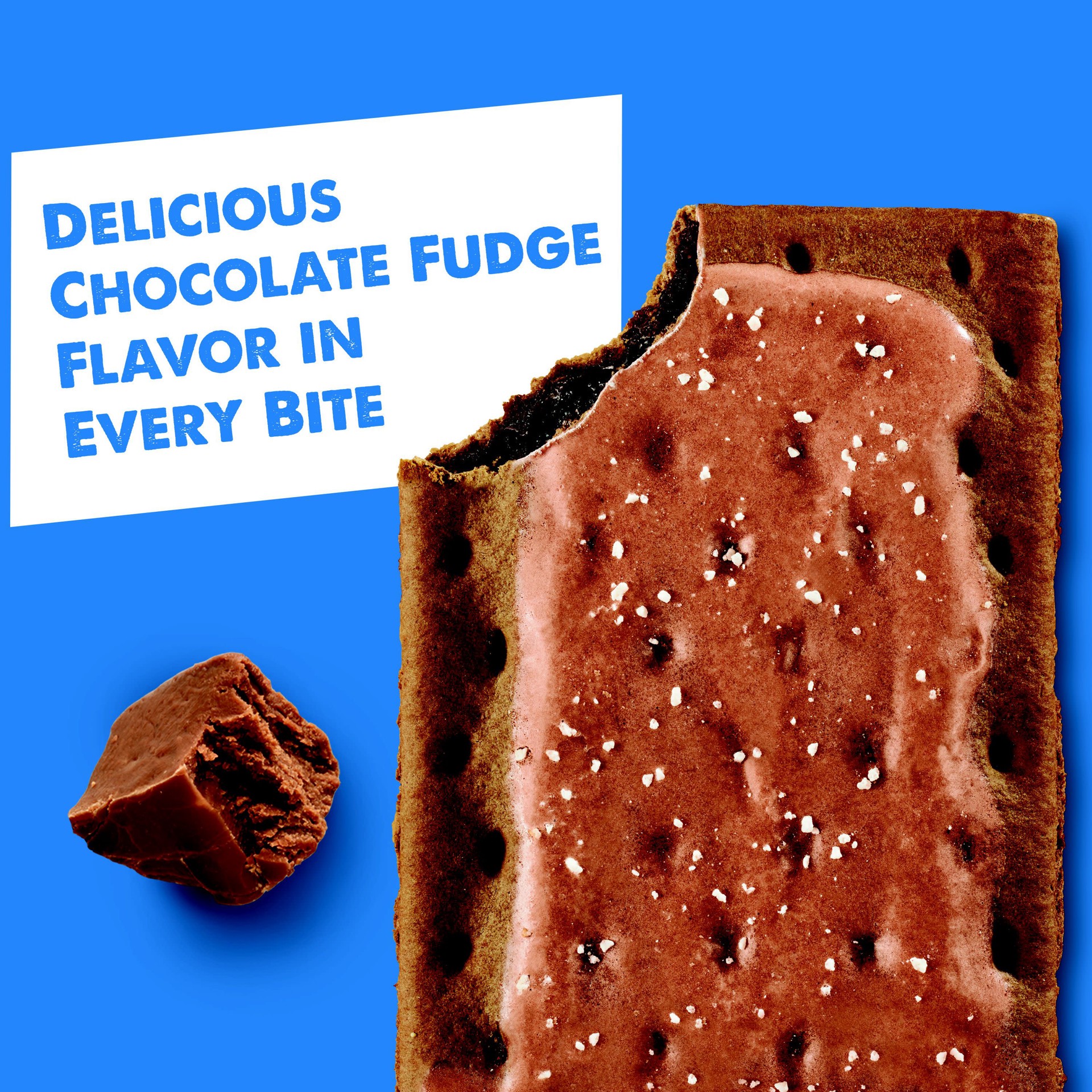 slide 2 of 5, Pop-Tarts Toaster Pastries, Frosted Chocolate Fudge, 13.5 oz, 8 Count, 13.5 oz