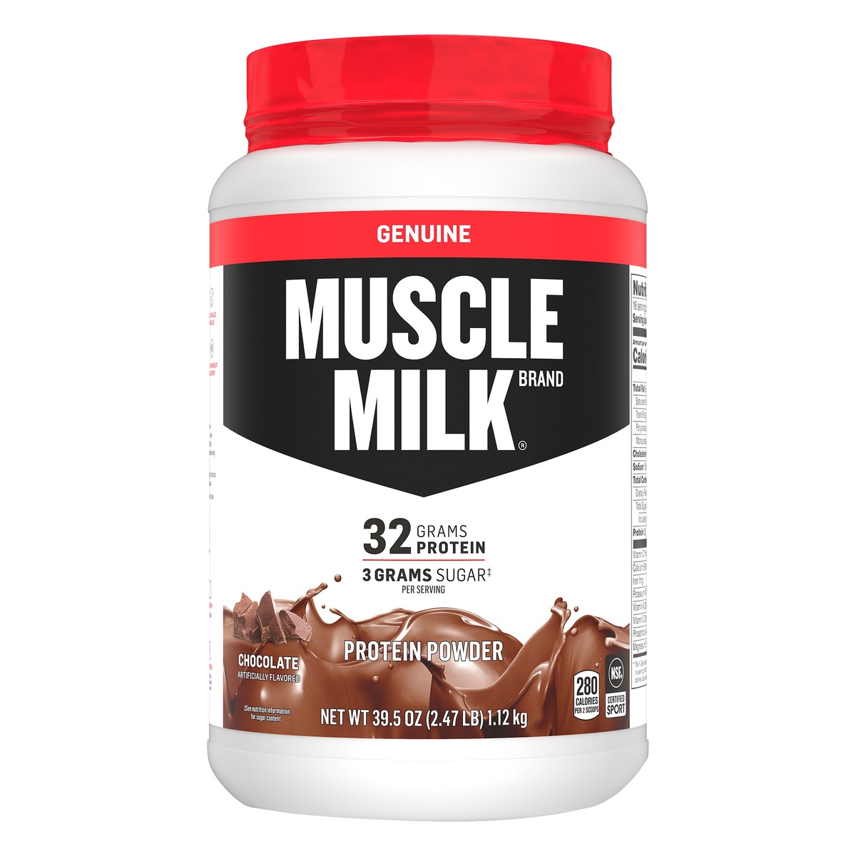 slide 1 of 6, CytoSport Muscle Milk Chocolate Ultimate Lean Muscle Protein, 39.7 oz