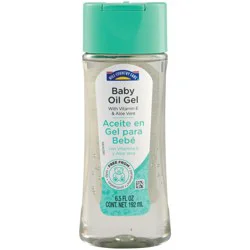 Hill Country Fare Baby Oil Gel - Vitamin E & Aloe Vera