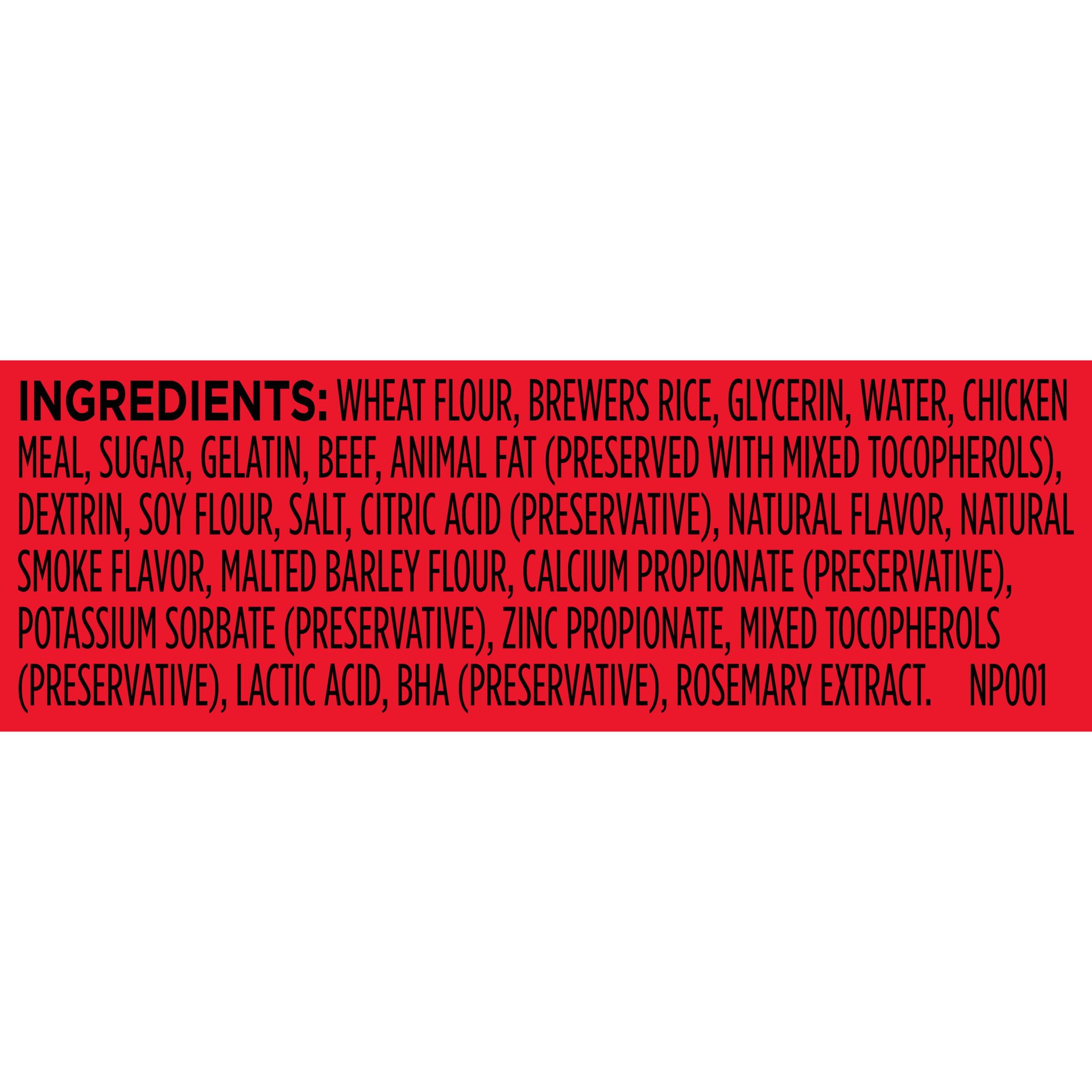 slide 8 of 9, Milk-Bone Mini Comfort Chews, Dog Chews with Unique Chewy Texture and Real Beef, 22.2 Oz. Bag of 18 Chews, 18 ct