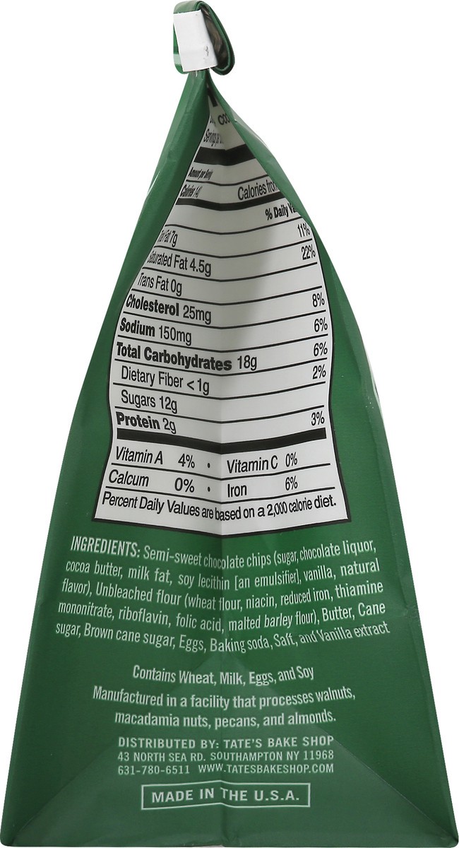 slide 3 of 13, Tate's Bake Shop Chocolate Chip Cookies, 3.5 oz, 3.5 oz