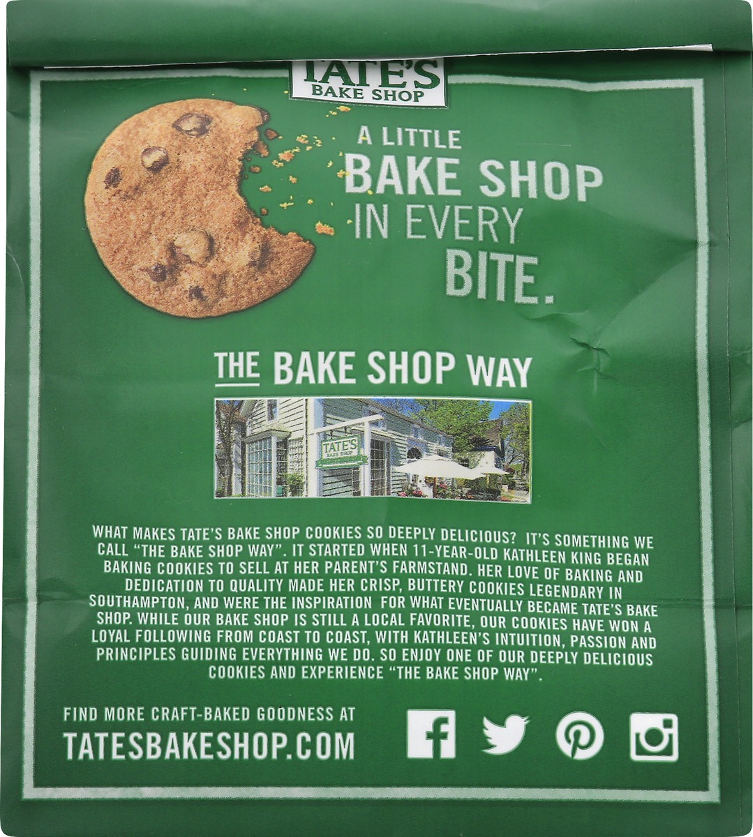 slide 12 of 13, Tate's Bake Shop Chocolate Chip Cookies, 3.5 oz, 3.5 oz