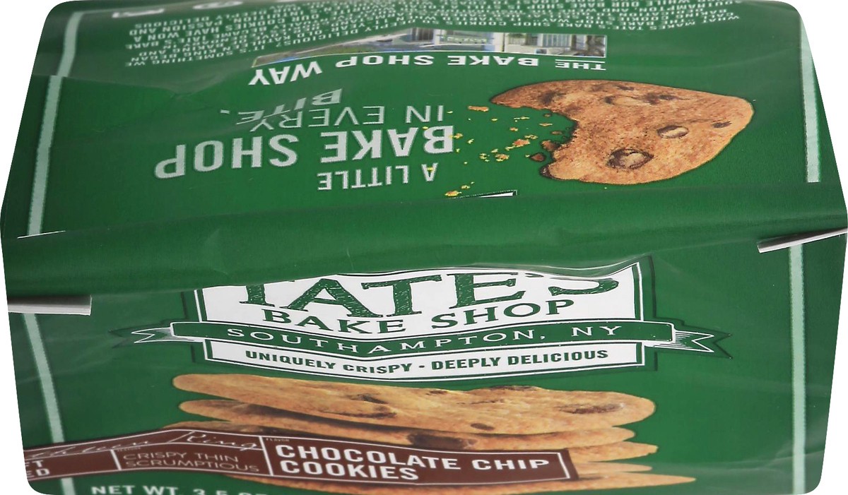 slide 7 of 13, Tate's Bake Shop Chocolate Chip Cookies, 3.5 oz, 3.5 oz