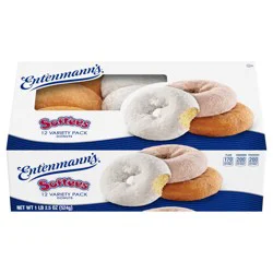 Entenmann's Soft'ees Variety Pack Donuts, 12 count, 18.5 oz