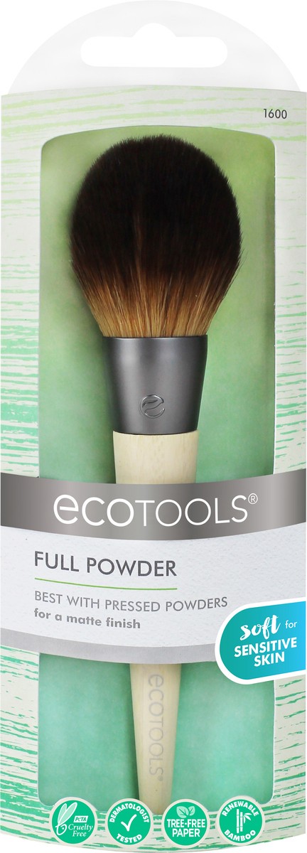 slide 2 of 3, EcoTools Full Powder Brush 1 ea, 1 ct