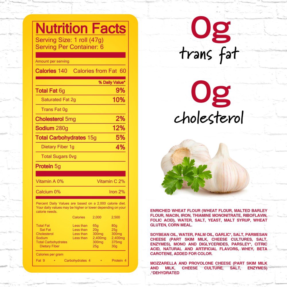 slide 4 of 5, New York Ciabatta Rolls With Cheese, 10 oz