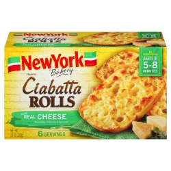 New York Ciabatta Rolls With Cheese