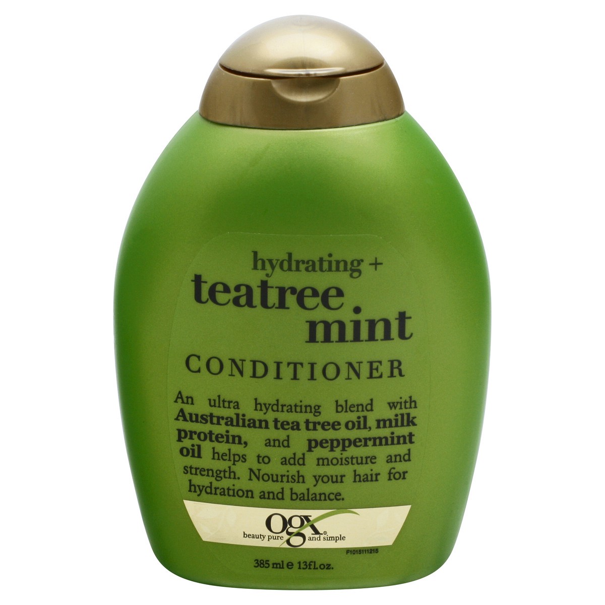 slide 4 of 10, OGX Hydrating + Tea Tree Mint Conditioner, Nourishing & Invigorating Scalp Conditioner with Tea Tree & Peppermint Oil & Milk Proteins, Paraben-Free, Sulfate-Free Surfactants, 13 Fl Oz, 385 ml