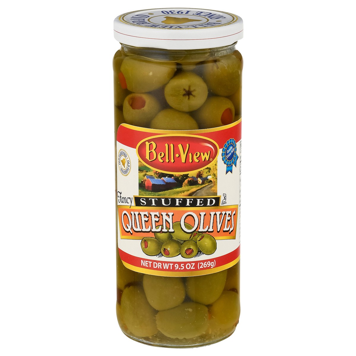 slide 7 of 14, Bell-View Fancy Stuffed Queen Olives 9.5 oz, 9.5 oz