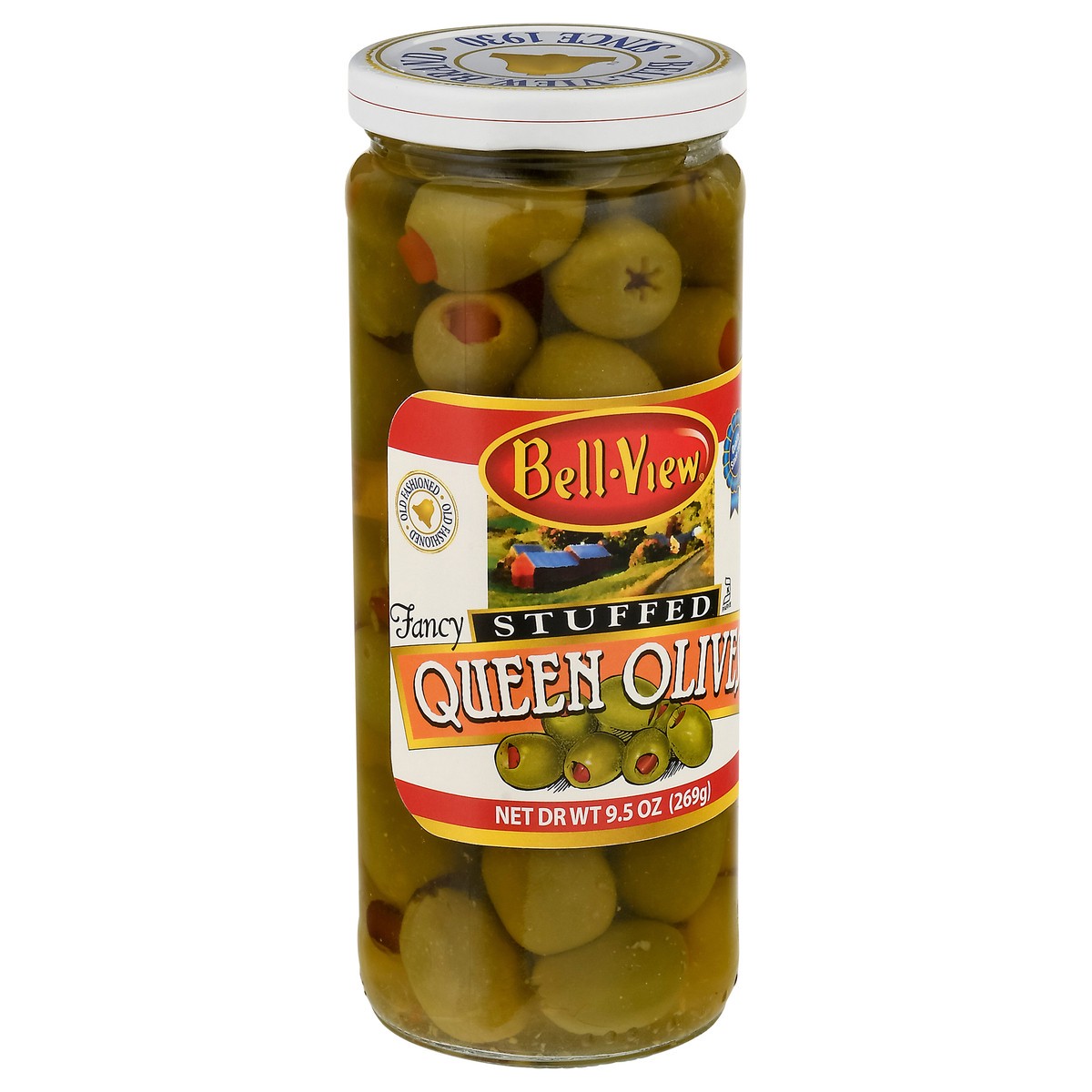 slide 10 of 14, Bell-View Fancy Stuffed Queen Olives 9.5 oz, 9.5 oz