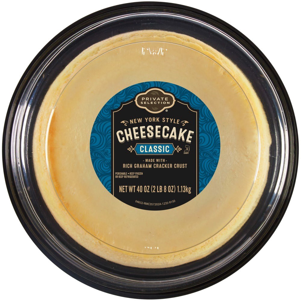 slide 1 of 4, Private Selection New York Style Classic Cheesecake, 40 oz