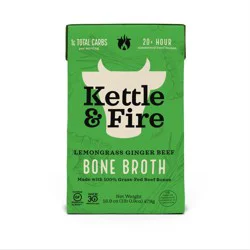 Kettle & Fire Lemongrass Ginger Beef Bone Broth