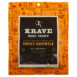 Krave Oven Roasted Sweet Chipotle Beef Cuts 2.7 oz