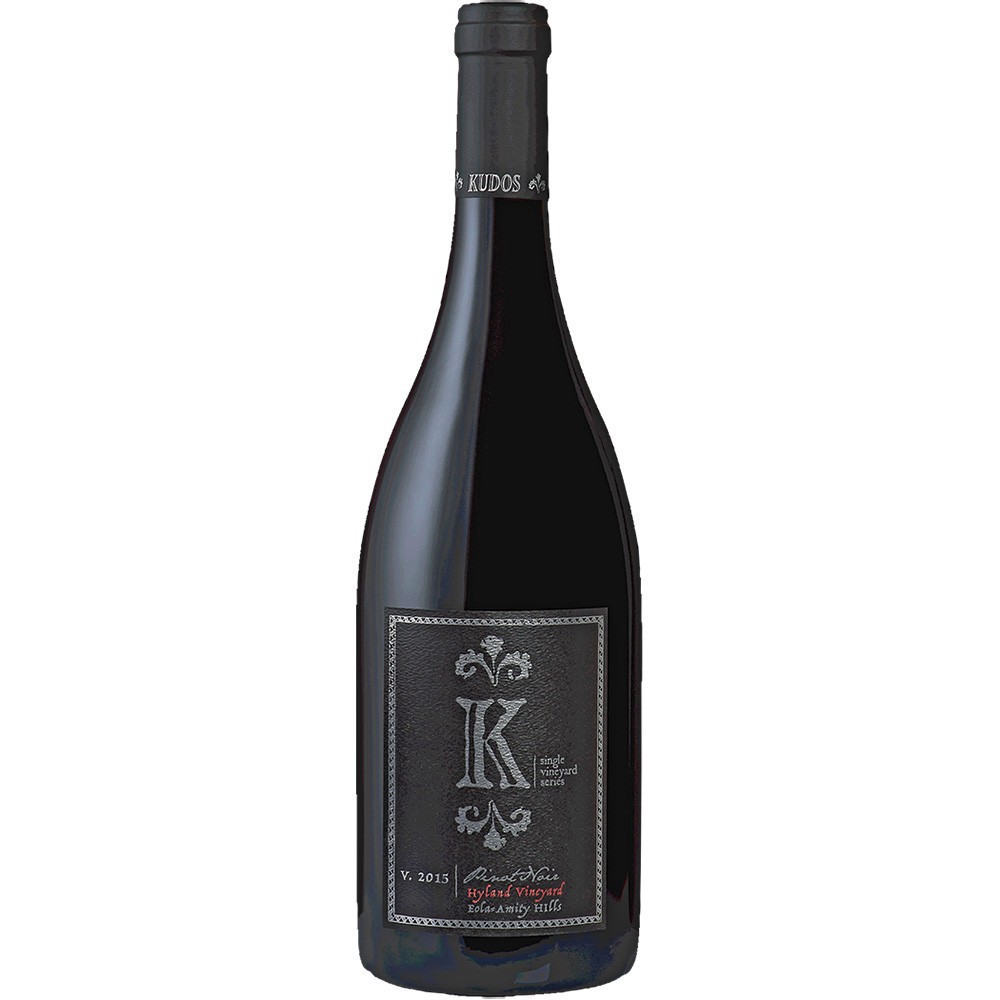 slide 1 of 1, Kudos Pinot Noir Hyland, 750 ml