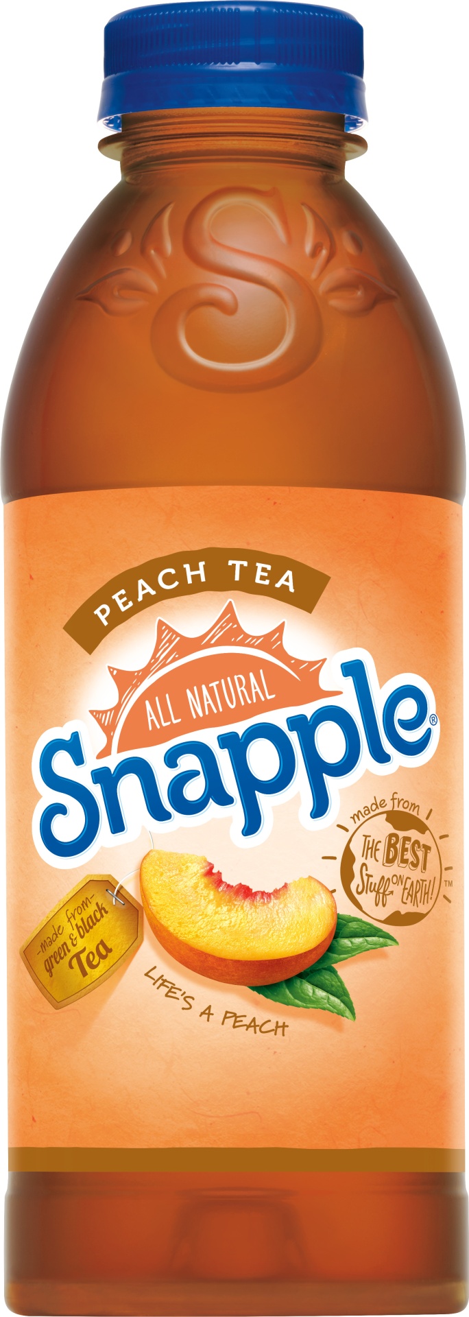 slide 1 of 2, Snapple Peach Tea, 20 fl oz