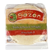 slide 1 of 1, Gran Sazon Flour Tortilla, 12 ct